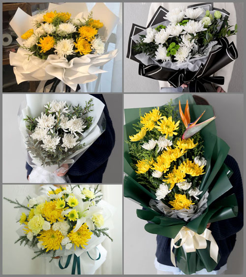 湖北十堰市丹江口市丁家营镇白事花束代送